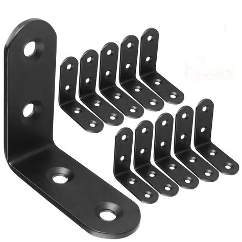 black steel metal brackets|black metal brackets for wood.